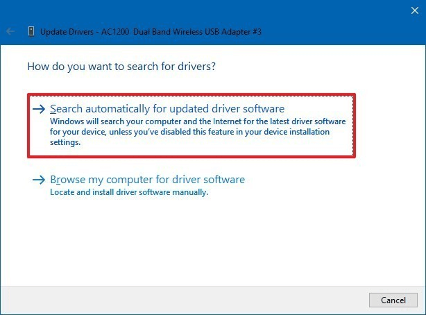 Update Driver Software