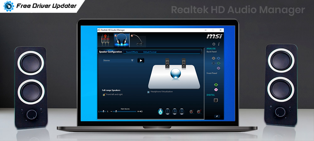 Realtek HD Audio Manager Download and Reinstall for Windows 10, 8, 7