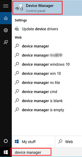 Search for Device Manager| Realtek HD Audio Manager Download