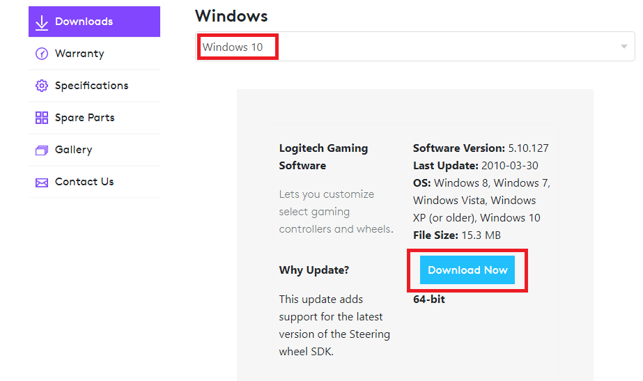 Choose Windows OS and click on the Download Now button