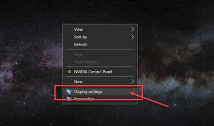 Choose Display Settings