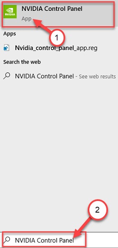 Nvidia Control panel