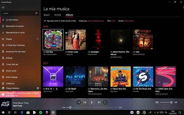 GROOVE MUSIC PLAYER