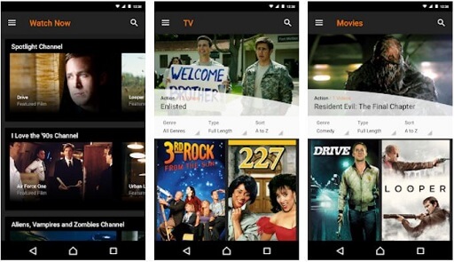 Crackle best free movie apps for Android