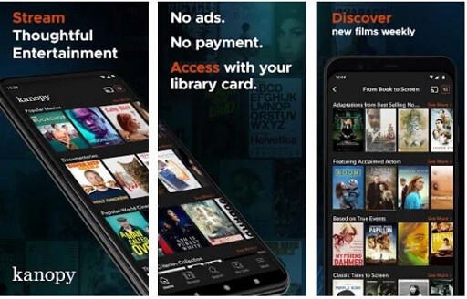Kanopy digital library like app