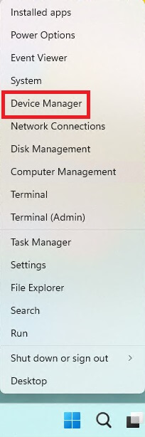 Device manager win 11