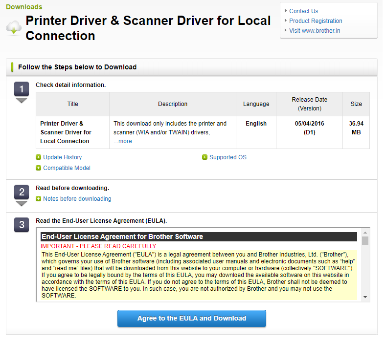 Printer Driver & Scanner Driver for Local Connection