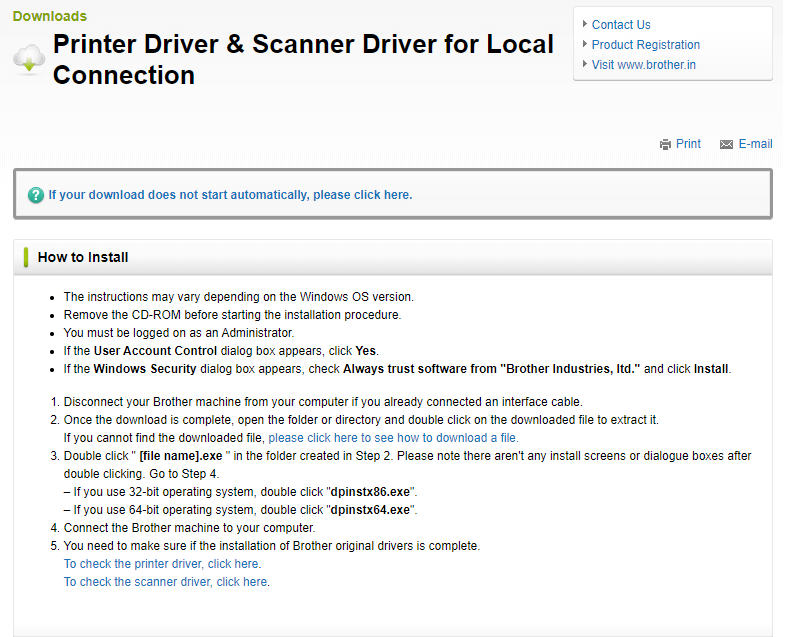 Printer Driver & Scanner Driver for Follow those instructions
