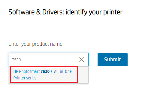 HP Photosmart 7520 Printer Driver