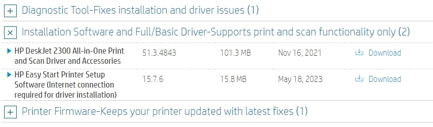 HP Deskjet 2320 Driver Download