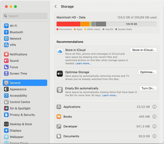 How To Check and Manage Storage on a Mac