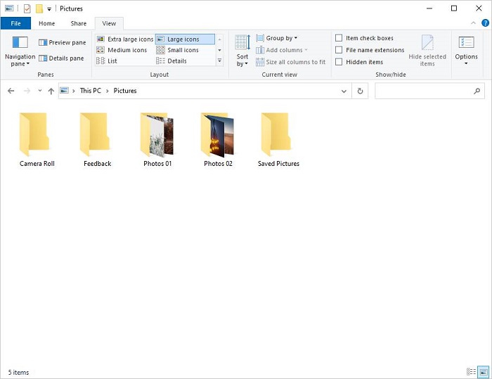 Launch File Explorer on your Windows desktop or laptop