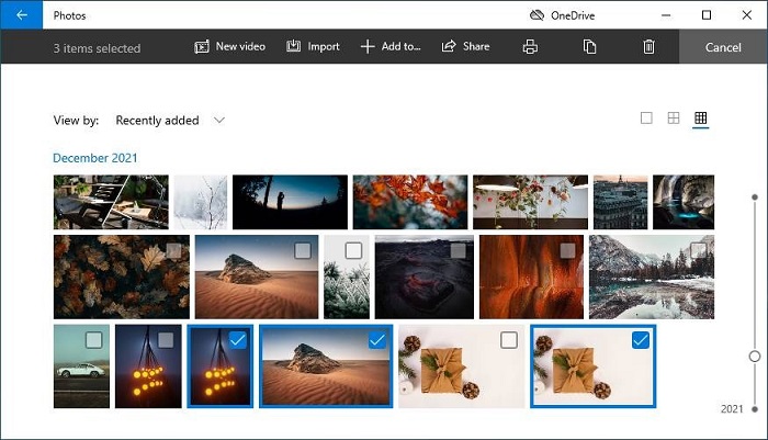 Open the Microsoft Photos application