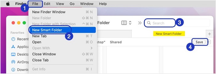 New Smart Folder