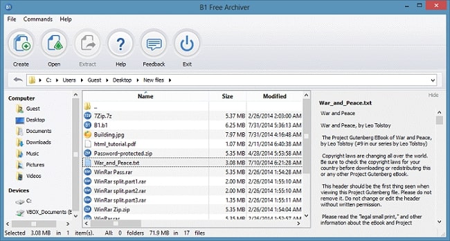 B1 Free Archiver