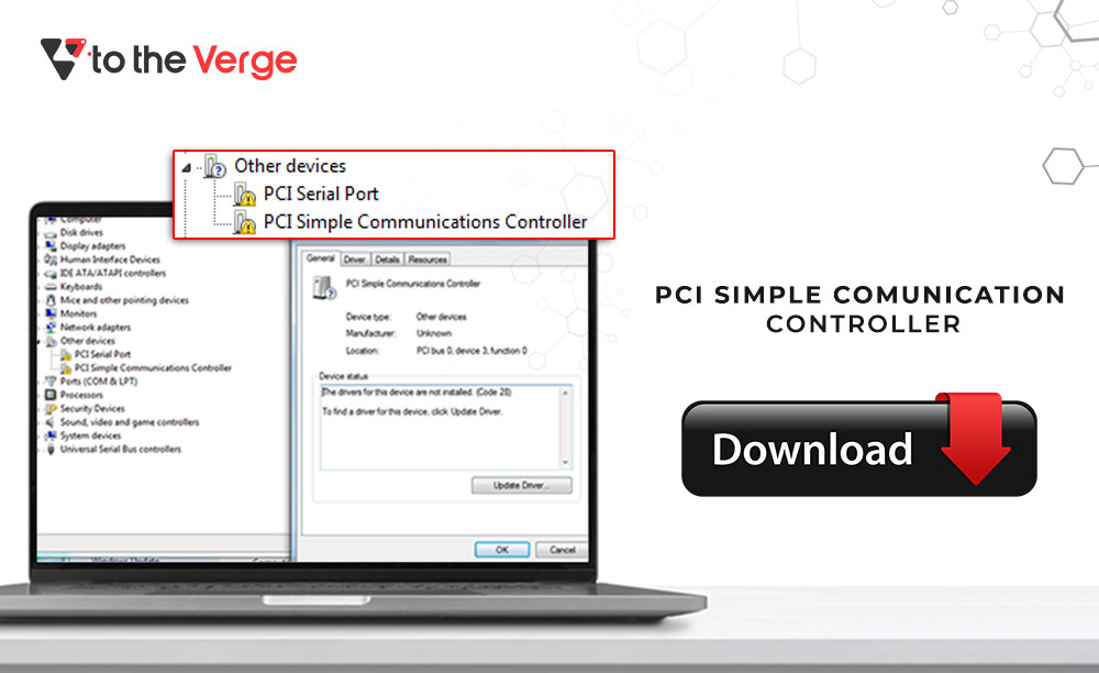 PCI Simple Communications Controller Driver Download for Windows 11, 10